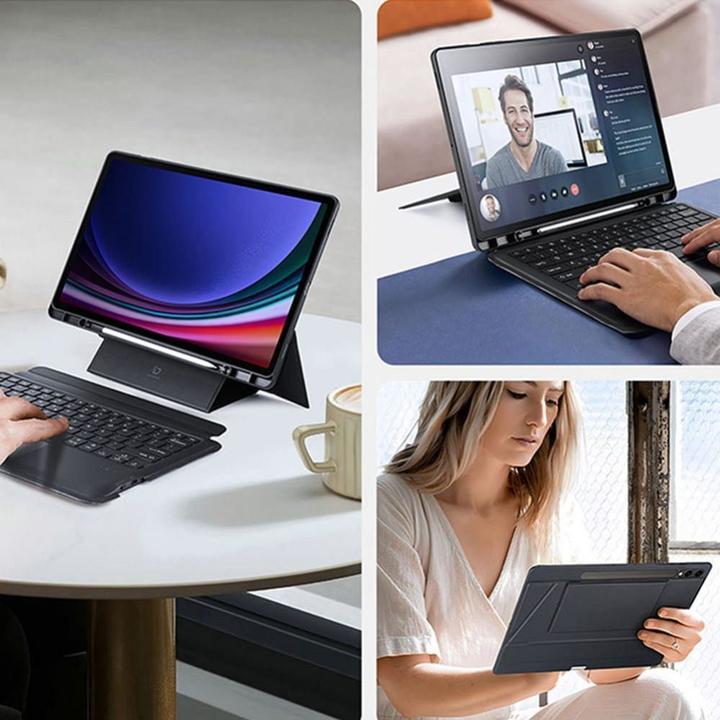 Actual product image Dux Ducis DK Series Keyboard Case (US, Galaxy Tab S9 FE+, Galaxy Tab S9+, Galaxy Tab S10+)