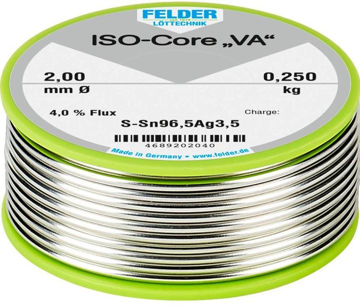 Produktbild Felder Lottechnik ISO-Core VA Spule Sn96 (Lötspulenkit)