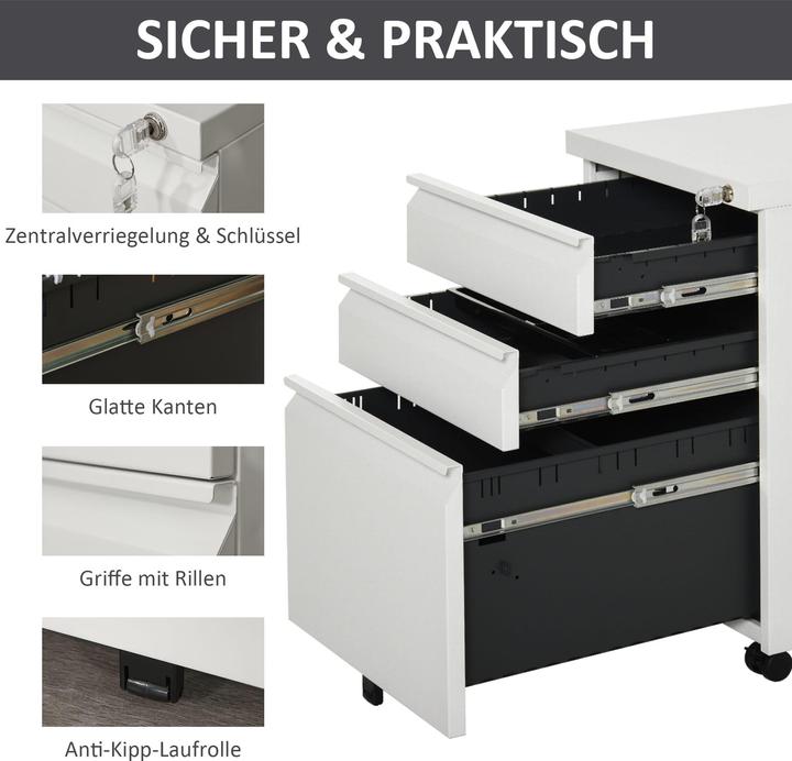 Actual product image Jamb Drawer cabinet (39 x 48 x 60 cm)