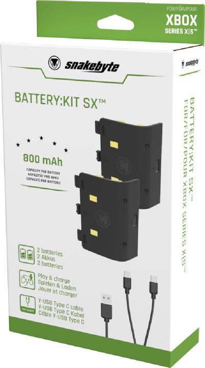 Actual product image Snakebyte Battery Kit SX (Xbox Series X, Xbox One X, Xbox One S, Xbox Series S)