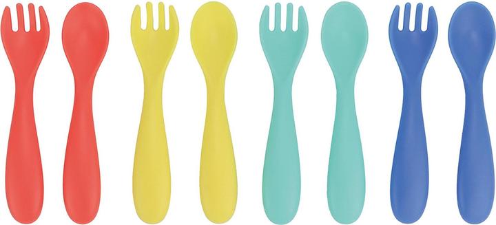 Actual product image Nuby Cutlery spoon&fork 2SZ
