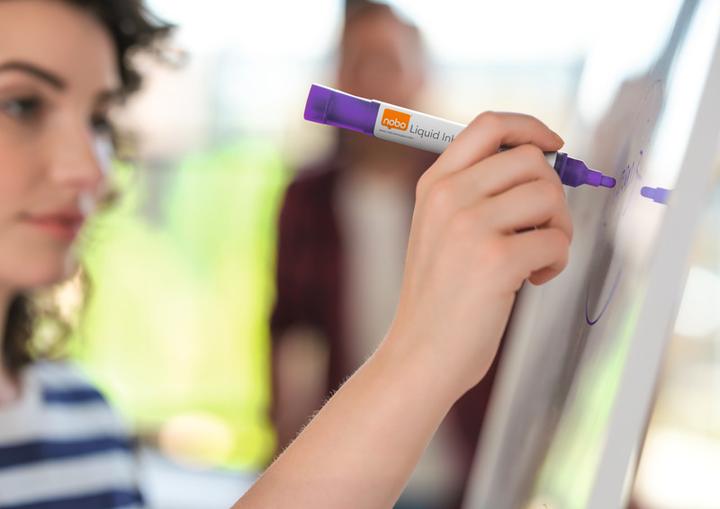 Actual product image Nobo Liquid InkMarker 3 in 1 (Multicoloured, 3 mm, 6 x)