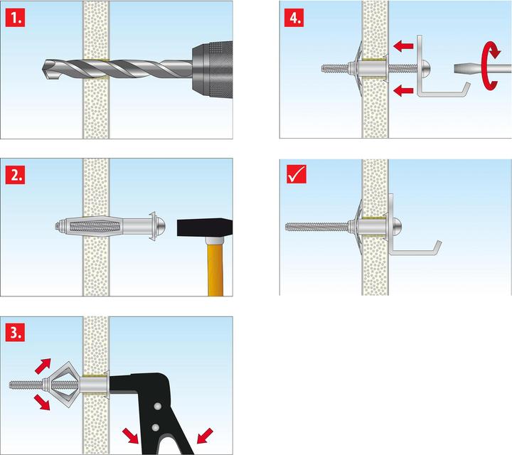 Produktbild Tox Metall-Hohlraumdübel Acrobat (25 Stk.)