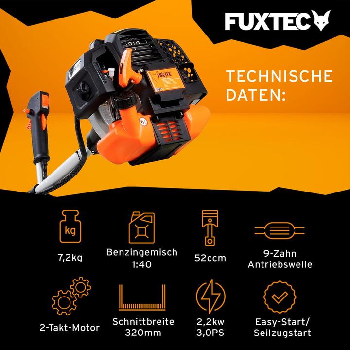 Produktbild Fuxtec FX-MS152 (Trimmfaden, Kunststoffmesser)