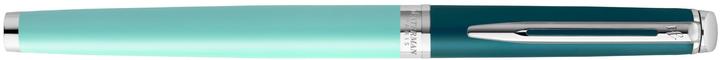 Produktbild Waterman Füller Hemisphere Colour Blocking Green C.C. F blau Geschenkbox (Silber, Grün, 1 x)