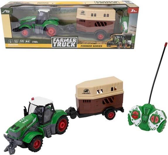 Immagine prodotto Askato Trattore con rimorchio per il trasporto di cavalli R/C