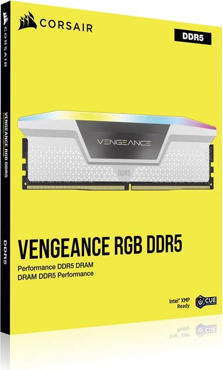 Produktbild Corsair Vengeance RGB (2 x 16GB, 6000 MHz, DDR5-RAM, DIMM)