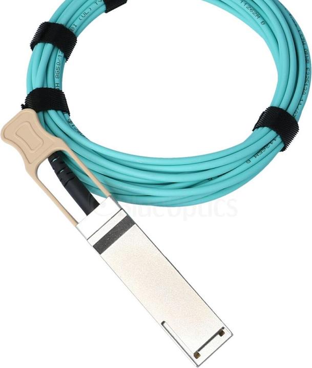 Actual product image BlueOptics Active Optical Cable QSFP56 200GBASE-SR4 3 Meter