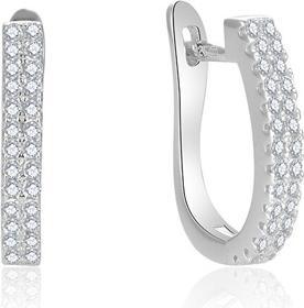 Beneto Silver round earrings AGUC2690 (L)