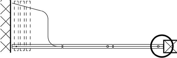 Actual product image HAWA Connection parts for -Aperto 60/GL