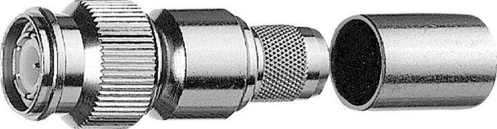Image du produit Telegärtner Connecteur de câble TNC à sertir G42 50 ohms, sertissage/crassage, conducteur extérieur Telealloy (Câble d'antenne)