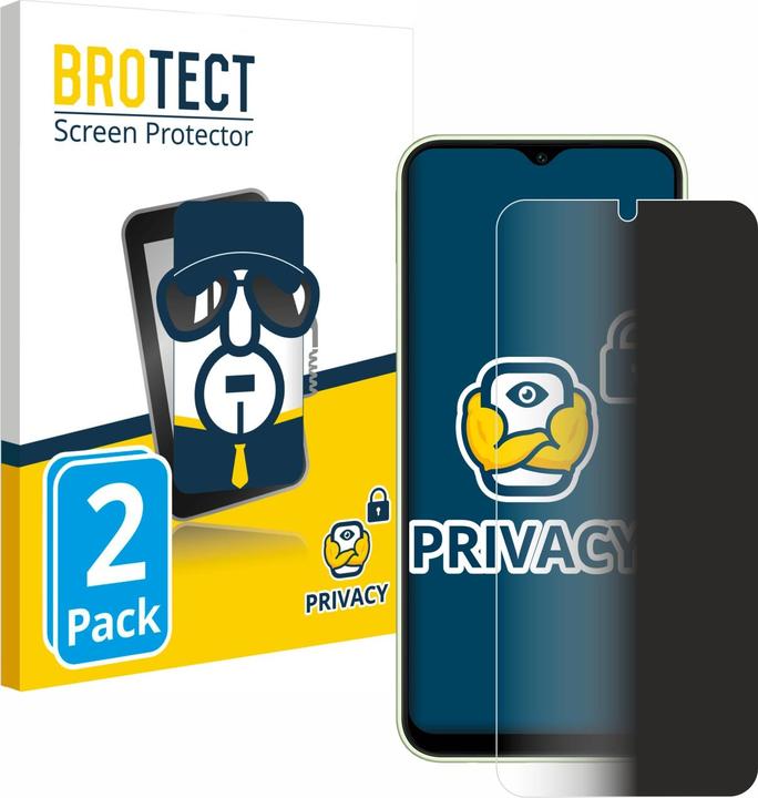 Immagine prodotto BROTECT Pellicola privacy antispia Pellicola di protezione dalla luce blu (2 Pezzo/i, Samsung Galaxy A14 5G)