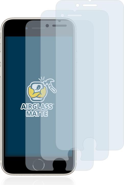 Actual product image BROTECT AirGlass Glass Matte (3 Piece, Apple iPhone SE (3rd Gen))