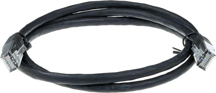 Produktbild Black 1 meter F/UTP CAT5E patch cable with RJ45 connectors. Cat5e f/utp lszh black 1.00m (UTP, CAT5e, 1 m)