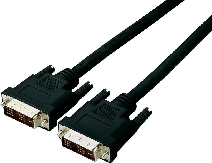 Produktbild Manhattan DVI-D Monitorkabel DVI-D Stecker auf DVI-D Stecker (Single Link), Beige, 1,8 m (1.80 m, DVI)