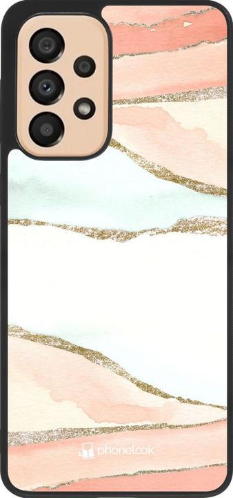 Immagine prodotto PhoneLook Coperchio in silicone nero arancione scintillante (Samsung Galaxy A33 5G)