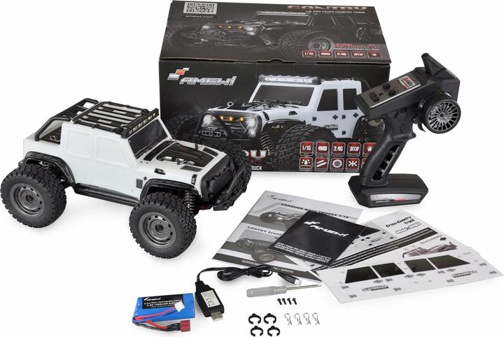 Actual product image Amewi RC Car Gantry Cross Truck Li-Ion 1300mAh white /14+ (RTR Ready-to-Run)