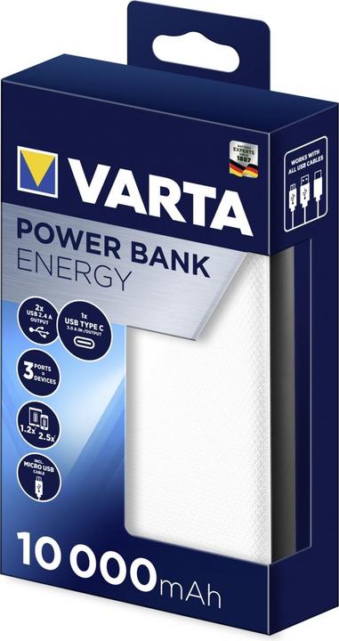Productafbeelding Varta Energy (10000 mAh, 15 W, 37 Wh)