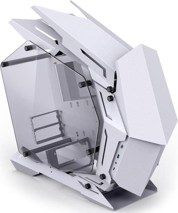 Produktbild Jonsbo MOD3 Mini Micro-ATX Tower Showcase, gehärtetes Glas - Weiss (mATX, Mini-ITX)