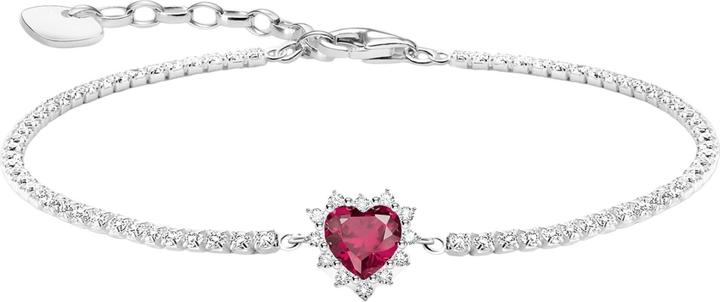 Thomas Sabo Herz Armband Romance Silber (19 cm, 925er Silber)