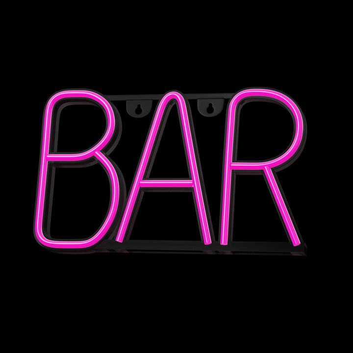 Image du produit Forever Light BARRE LED NEON rose Chauve-souris + USB FLNE24