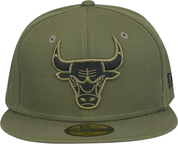 Image du produit New Era 59Fifty Fitted Cap - NBA Chicago Bulls olive (7 1/2)