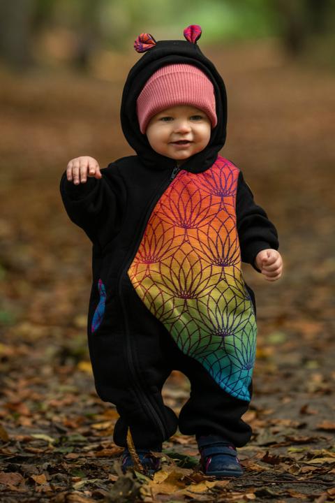Produktbild Lennylamb Bear Romper - Rainbow Lotus (80)