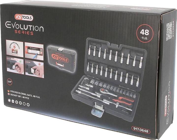 Actual product image KS Tools Socket wrench set (1/4")