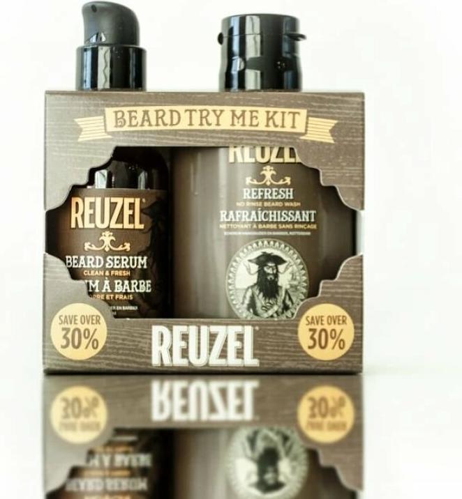 Produktbild Reuzel Beard Try Me Kit Bartpflege-Set - Bartöl & No Rinse Beard Wash (100 ml)