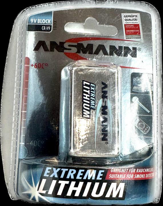 Produktbild Ansmann Extrem (1 Stk., 9V Block, 1200 mAh)