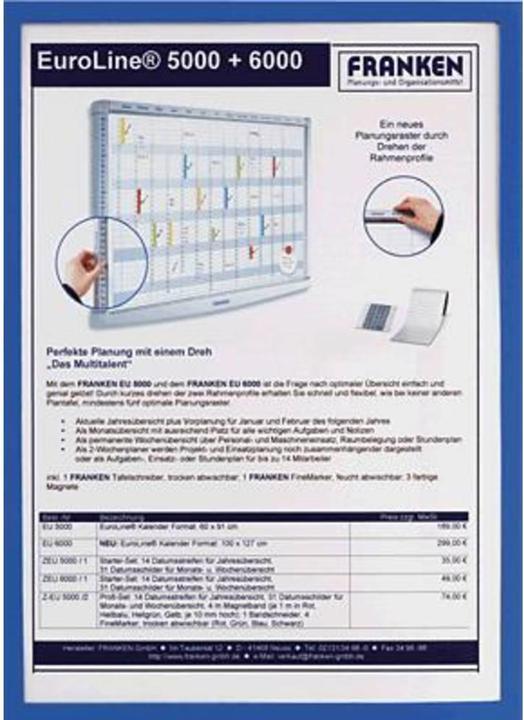 Actual product image Franken Document holder A4 ITSA4M03 bl (A4, 1 x)