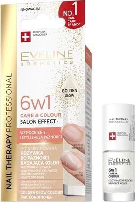Immagine prodotto Eveline Nail Therapy 6In1 Cura e Colore Golden Glow Balsamo per unghie 5Ml (5 ml)