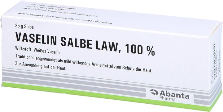 Actual product image Abanta Pharma Vaseline ointment LAW 100 %, 25 g ointment