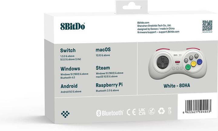 Image du produit 8bitdo M30 Bluetooth Controller (Switch, Framboise Pi 3, Android, Windows)