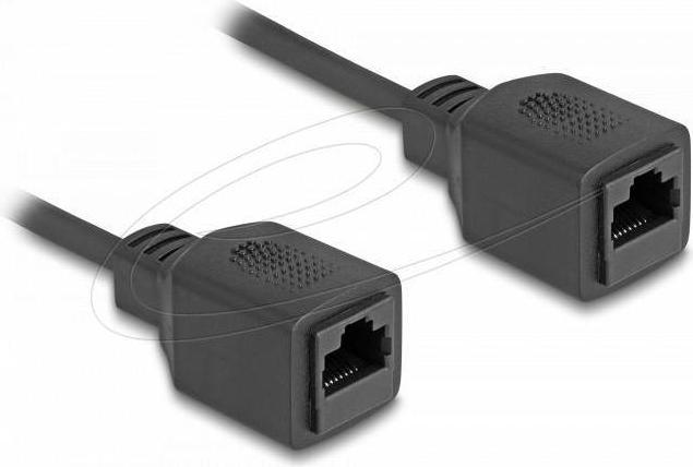 Actual product image Delock RJ45 Spiralkabel Buchse zu Buchse Cat.5e UTP 1 m bis (U/FTP, CAT5e, 3 m)