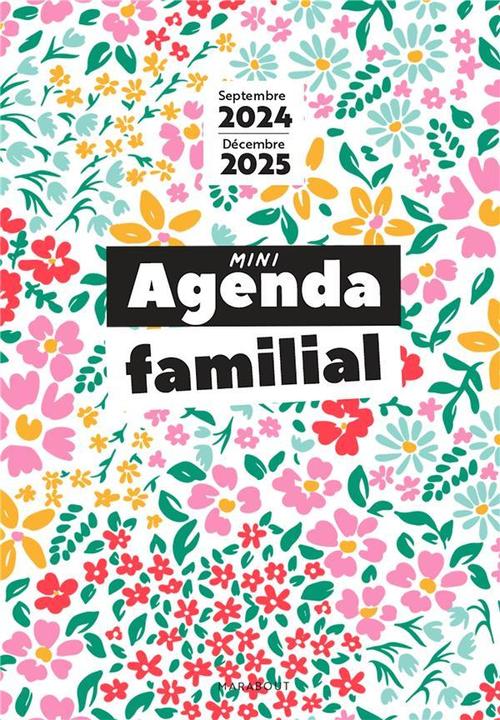 Image du produit Mini agenda familial : septembre 2024-décembre 2025 (Couverture rigide, Français)