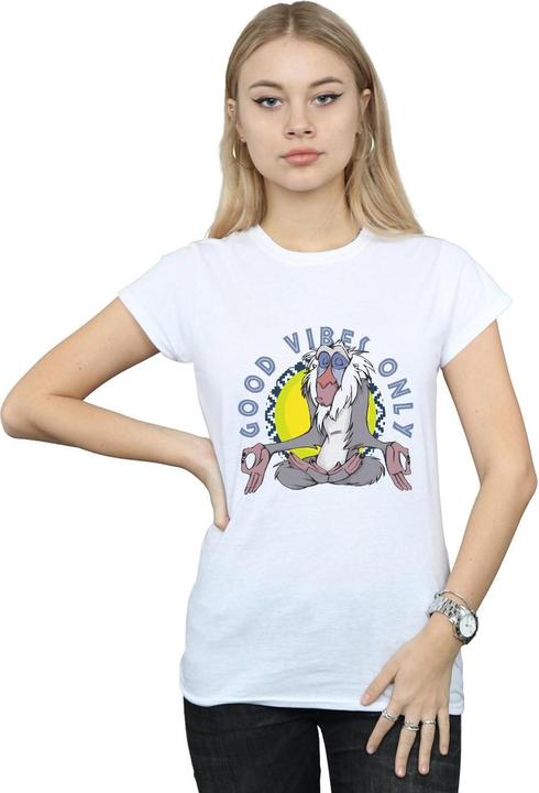 Immagine prodotto Disney The Lion King Rafiki Good Vibes Only Maglietta Donna (M)