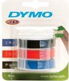 Produktbild Dymo Prägeband 3D (0.90 cm, Silber)