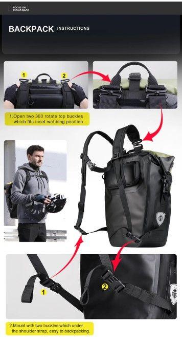 Immagine prodotto Rhinowalk Velo Rucksack (27 l, Borsa portapacchi)