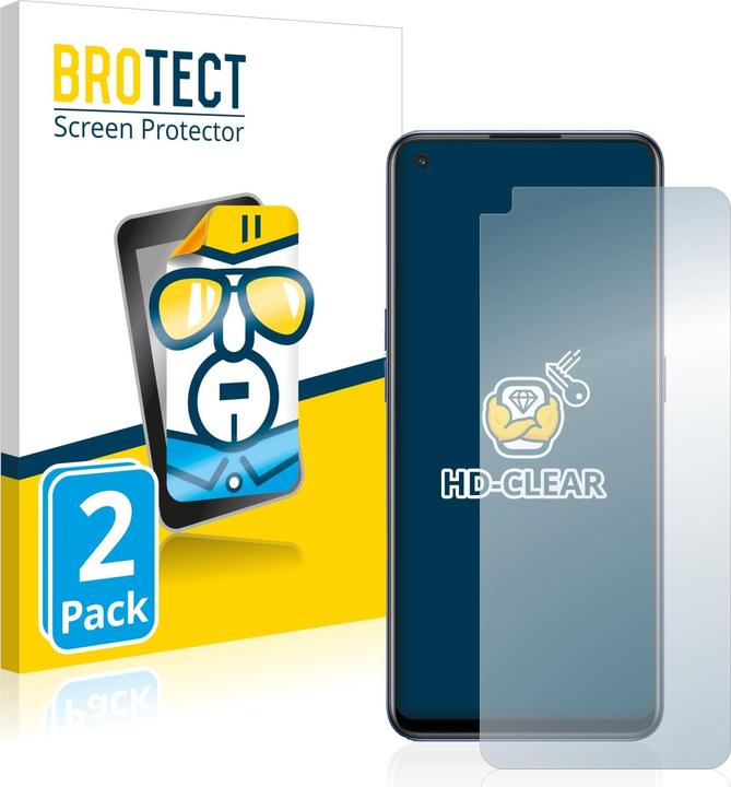 Produktbild BROTECT Schutzfolie Displayschutz Klar (2 Stück, Oppo Find X5 Lite)