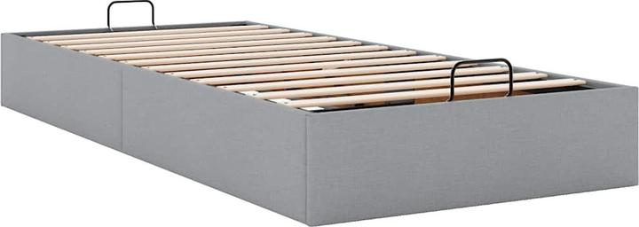 Produktbild VidaXL Ottoman-Bett ohne Matratze Dunkelbraun 120x190 cm Stoff (120 x 190 cm)