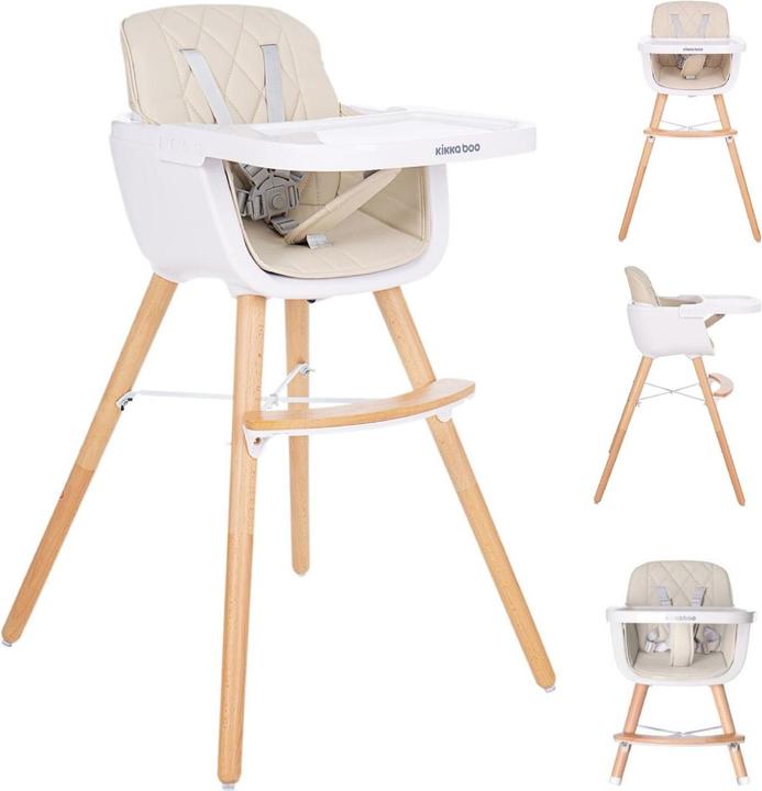 Produktbild Kikkaboo Hochstuhl 2 in 1 Woody (Hochstuhl)
