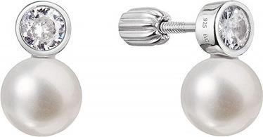 Actual product image Evolution Group Elegant stud earrings with real pearls 21090.1B