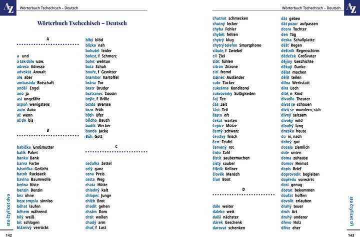 Produktbild Sprachführer Tschechisch - Wort für Wort (Deutsch, Markus Bingel, 2025)