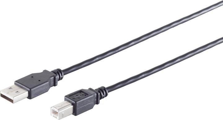 Image du produit Shiverpeaks S/CONN maximum connectivity Câble USB High Speed 2.0, A/B mâle, USB 2.0, noir, 0,5m (0.50 m, USB 2.0)