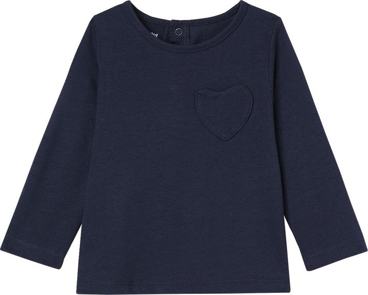 Image du produit Vertbaudet Bio-Kollektion: 3er-Pack Mädchen Shirts BASIC, Langarm & Kurzarm (74)