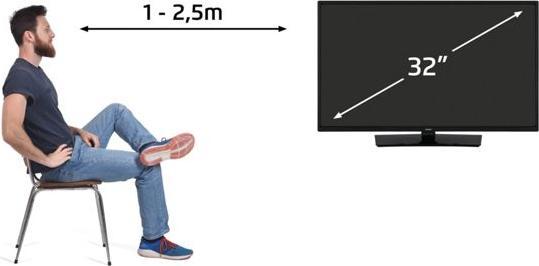 Actual product image Lenco LED-3263BK 32-inch Android Smart TV (32", LED, HD ready)