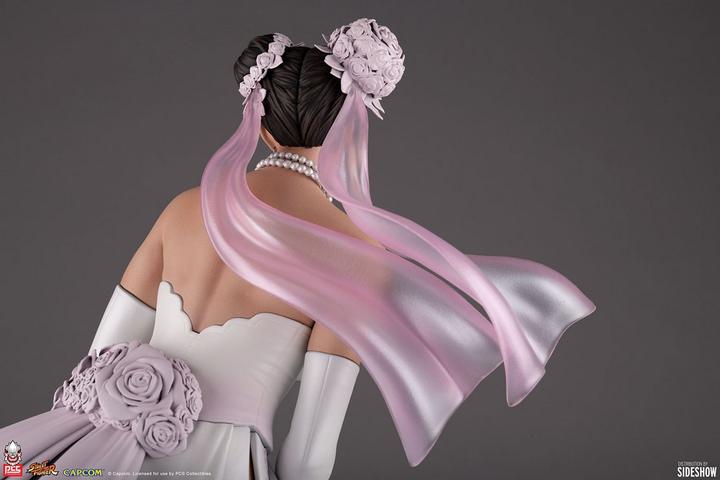Actual product image PCS Street Fighter statuette 1/4 Wedding Chun-Li 39 cm