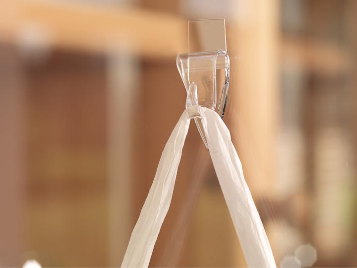 Actual product image tesa Powerstrips Transparent Decorative Hooks SMALL
