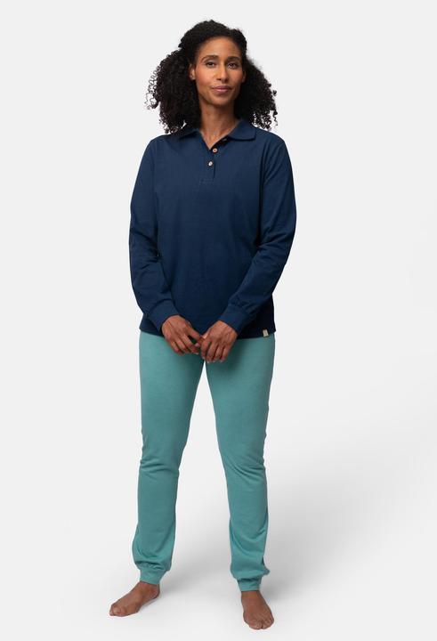 Immagine prodotto greenjama Camicia a maniche lunghe con collo a polo (40)